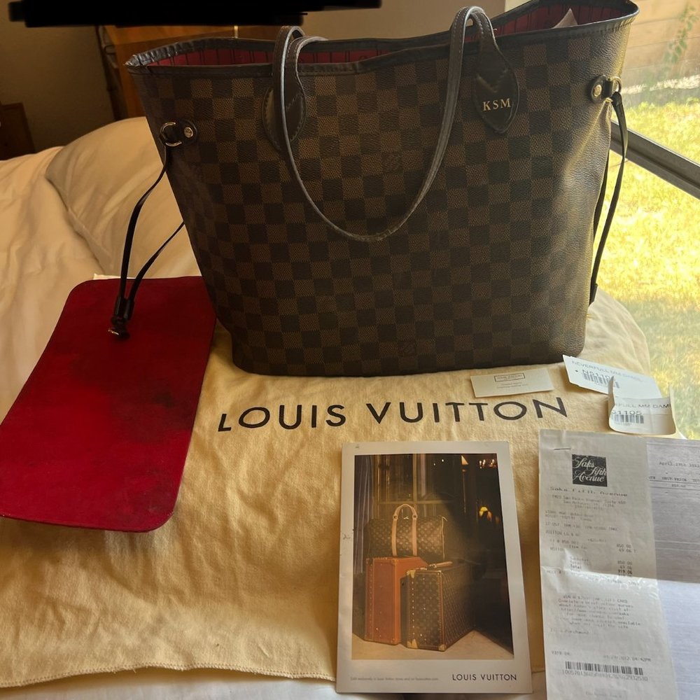 Louis Vuitton Neverfull Damier Neverfull MM authentic